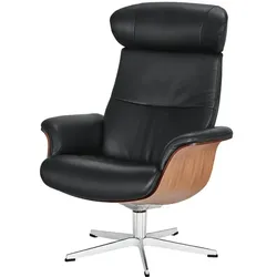 Relaxsessel aus Leder Timeout ¦ schwarz ¦ Maße (cm): B: 80 H: 109,5 T: 81.0