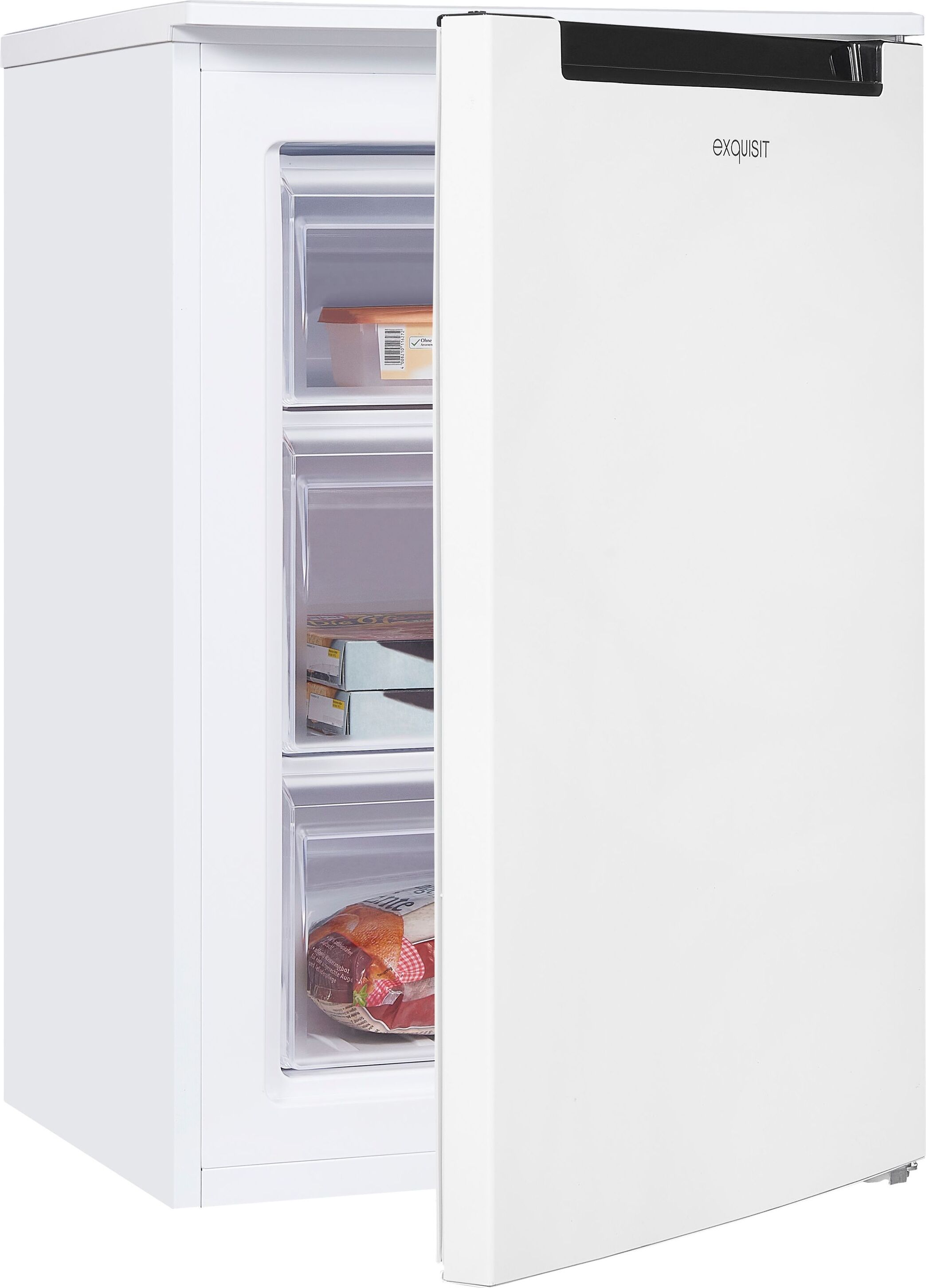 Exquisit Gefrierschrank GS81-040C weiss | 87 l Nutzinhalt | Weiß