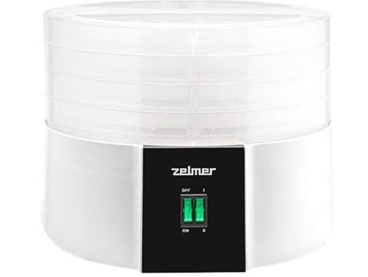 Zelmer ZFD1010- Lebensmitteltrockner, Leistung: 520 W, Anzahl der Tabletts: 4, Mechanische Steuerung, Temperaturregelung