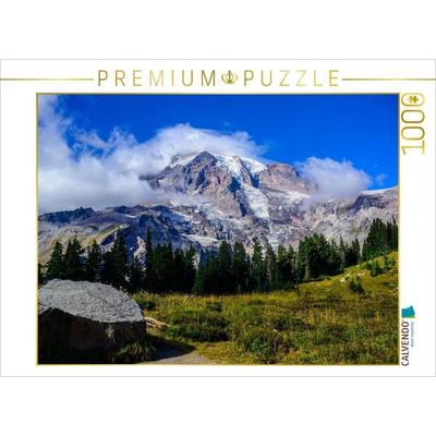 CALVENDO Puzzle Mt Rainier | 1000 Teile Lege-Größe 64x48cm Foto-Puzzle für glückliche Stunden