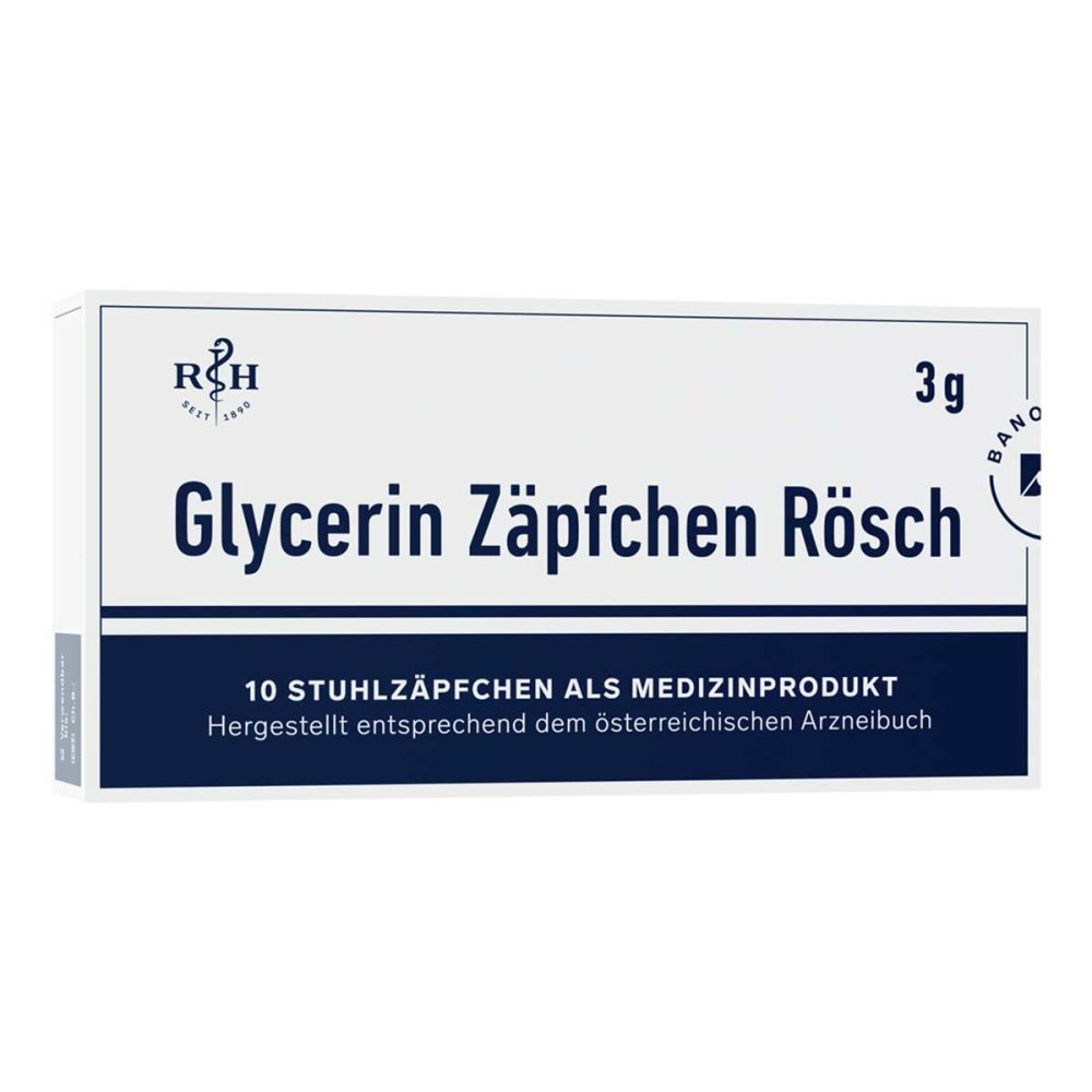 BANO Healthcare GmbH Glycerin Zäpfchen Rösch 3 g gegen Verstopfung 12733110