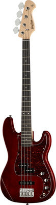 Harley Benton PJ-4 HTR Deluxe Series Hot Rod Trans Rot Hochglanz