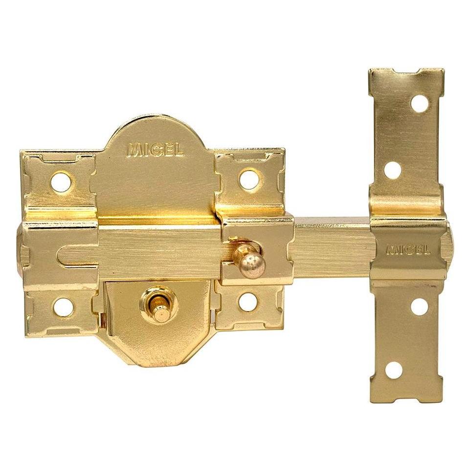 Micel Sicherheitsschloss crr10 86b/50 Stahl Messing 50 mm obenauf legen (Einsteckschloss) (63027227)