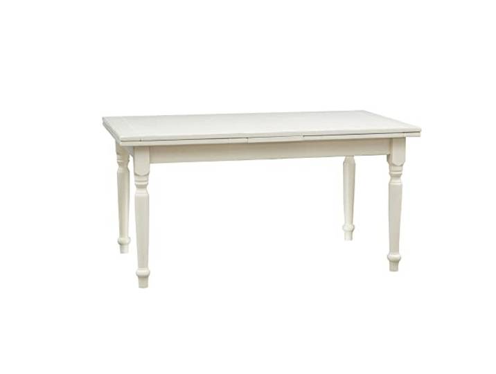 Biscottini Esstisch ausziehbar Made in Italy 160x90x80 cm Esstisch Holz massiv Küchentisch ausziehbar