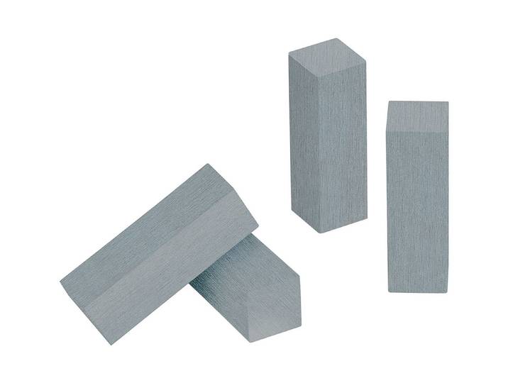 Eckholz Stahl 19 × 19 × 0.6 cm 4 Stück