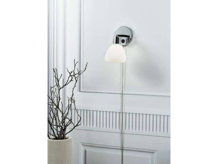 Ray Wandleuchte Chrome - Nordlux - Wohnzimmer - Glas