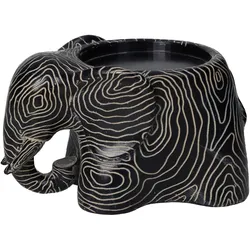 Kerzenhalter ELEPHANT (BHT 15x9x10,50 cm) - BHT 15x9x10,50 cm