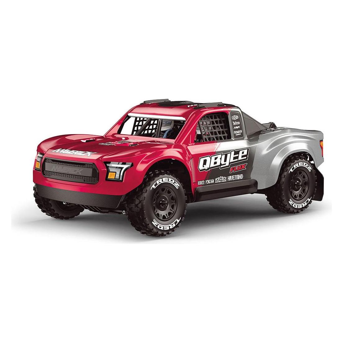 Wittmax QByte SC Flux 1/12th SC Truck - Red (RTR Ready-to-Run) (MV151201)