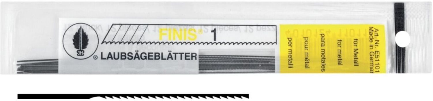 Finis Laubsägeblatt feingezahnt Gr. 7 Josef Haunstetter (E511016)