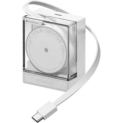 Sharge Retractable (65 W, 1 Port), USB Ladegerät, Weiss