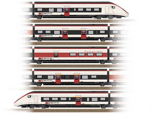 TRIX H0 25810 H0 Hochgeschwindigkeits-Triebzug RABe 501 Giruno der SBB
