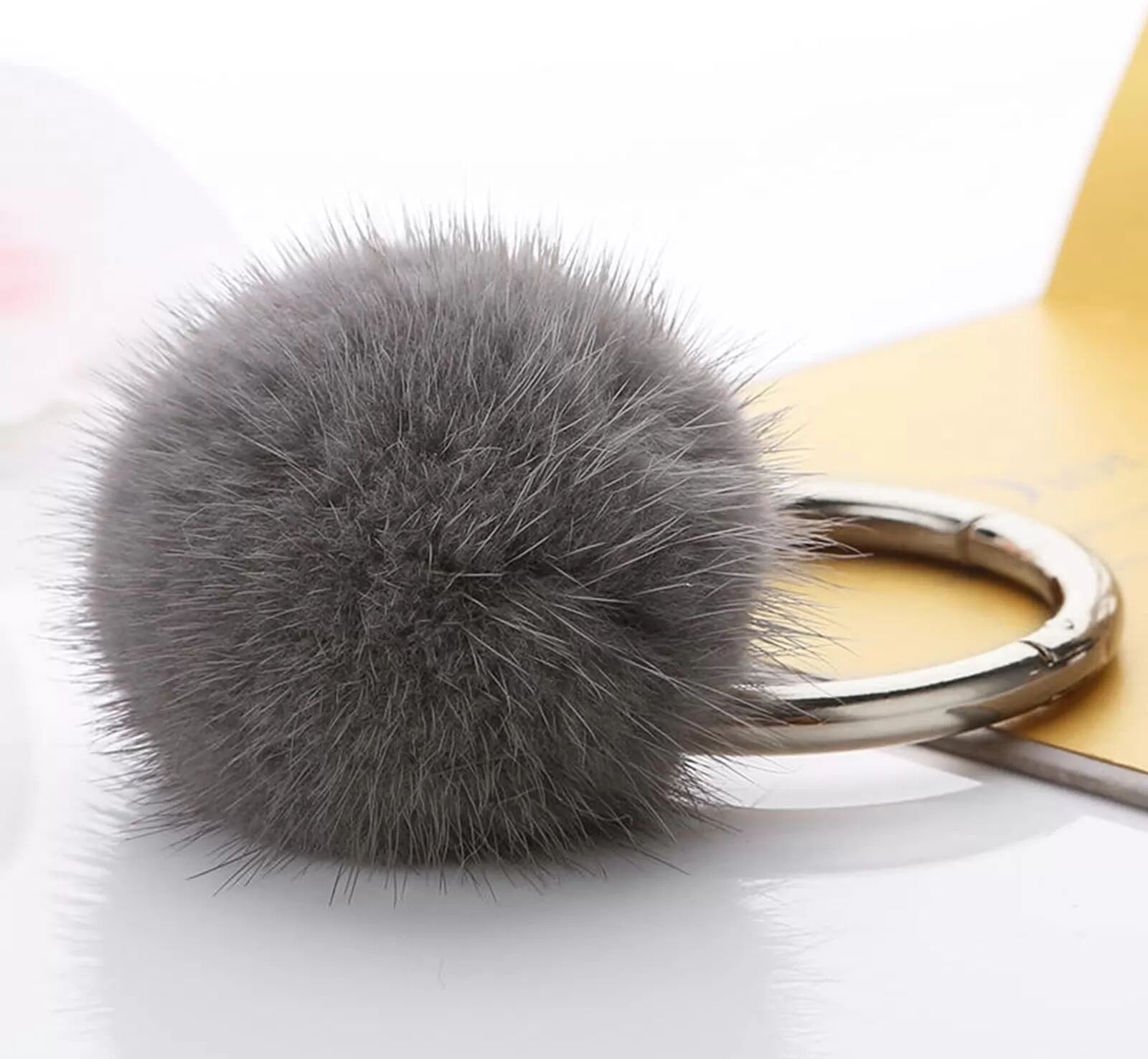 INF Porte-clés ronds avec mousqueton, paquet de 10