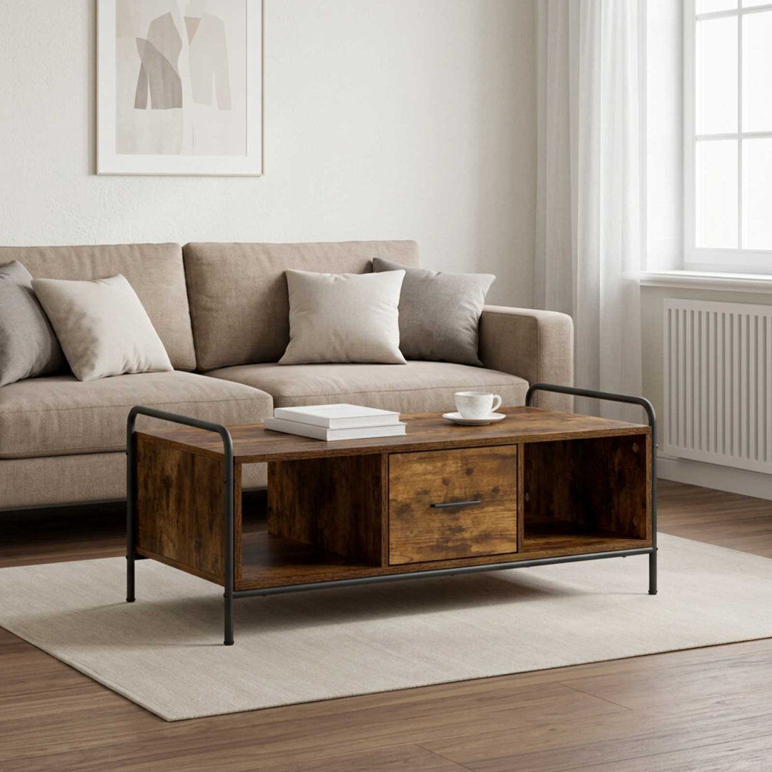 Rio Coffee Table Smoked Oak/Smoked Oak/Smoked Oak 41cm H X 99.5cm W X 49cm D