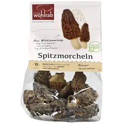 Pilze Wohlrab Spitzmorcheln getrocknet bio