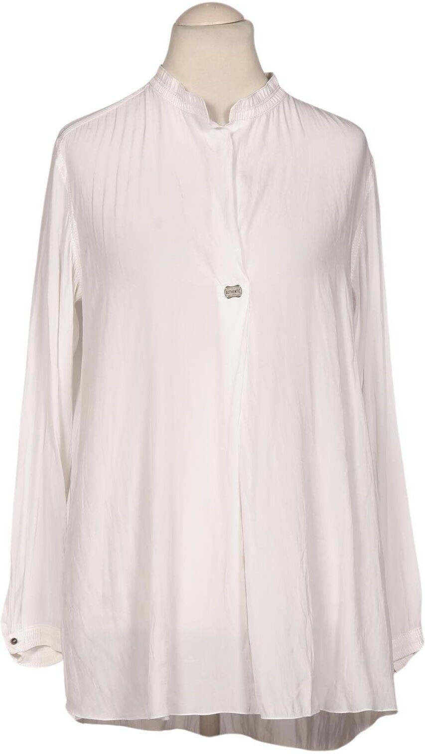 Beate Heymann Damen Bluse, Weiß, Gr. EU 42, Synthetik - Second Hand