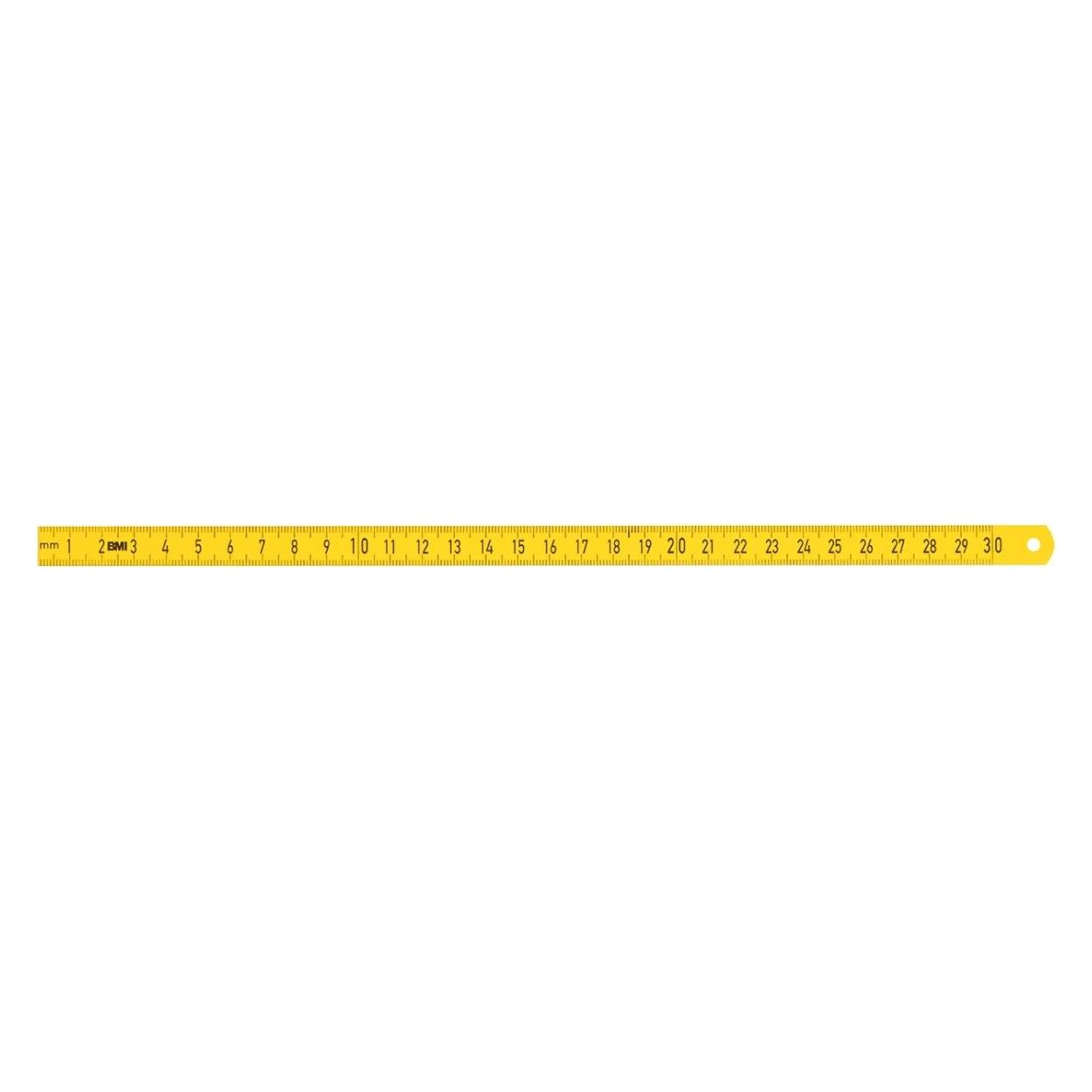 BMI Stahlmassstab ISOFLEX Länge 300 mm Stahl mit Polyamid flexibel (0.30 m) (3577030)