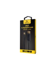 Gembird N- USB-C to DisplayPort-male a Schwarz (A-CM-DPM-01)