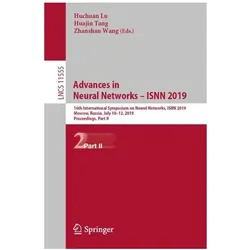 Advances in Neural Networks - ISNN 2019, Fachbücher von Zhanshan Wang, Huchuan Lu, Huajin Tang