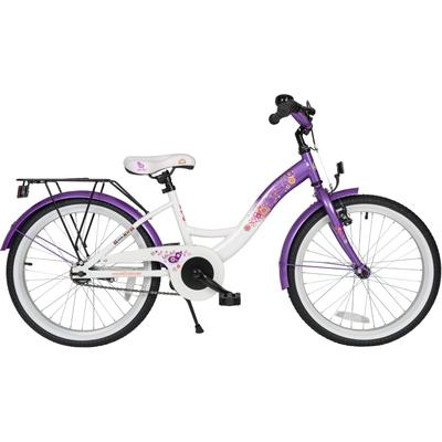 Jugendfahrrad BIKESTAR "Classic" Gr. 29, lila (lila, weiß), Fahrräder, Kinder, 29cm, 20 Zoll (50,80cm), für Damen