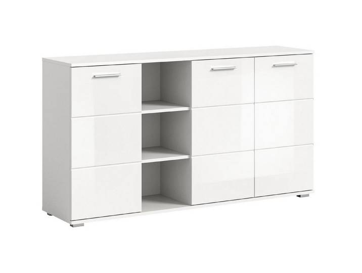möbelvita Kommode Bello Kommode B/H/T 150x83x37 in weiß Hochglanz
