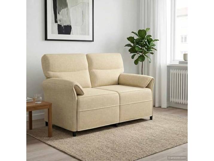 ZQQLVOO Sofa 100% Polyester, Metallrahmen Schaumstoffkissen, Klappbare Armlehnen, Modernes Design, Wohnzimmer