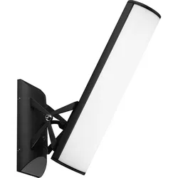 LED Außen Wand Lampe ALU Grundstück Terrassen Fassaden Leuchte grau verstellbar Globo 34185