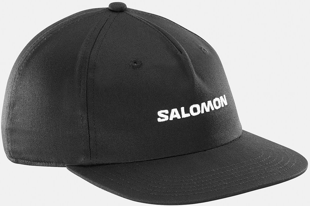 Salomon Gorra con visera plana unisex LOGO FLAT CAP .  (L-XL) Negro
