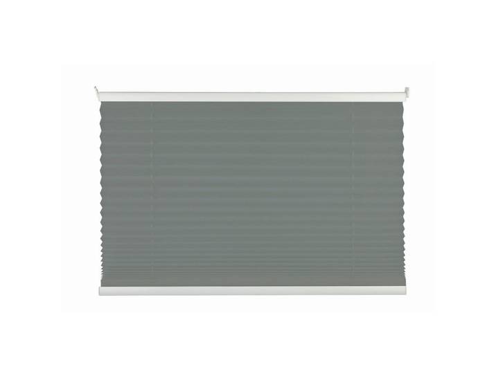 Homeware Plissee, Hellgrau, Textil, Uni, 80x130 cm, Länge universell einstellbar, Heimtextilien, Vorhänge, Plissees