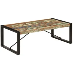 vidaXL Couchtisch 120x60x40 cm Altholz Massiv