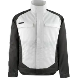 Arbeitsjacke "Mainz" UNIQUE - XL - weiß/dunkelanthrazit