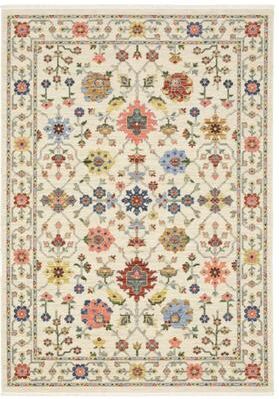 Style Haven Lawson Traditional Floral Wool Fringe Edge Area Rug