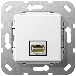 GIRA Einsatz Modular Jack 569603 RJ45 Cat.6a 10 Gbit LSA Plus rw