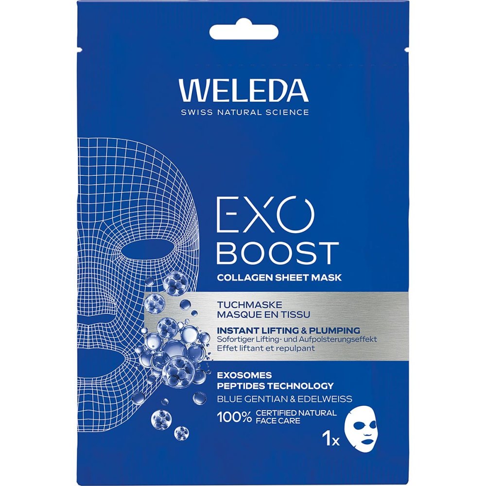 WELEDA AG Weleda Exo Boost Collagen Tuchmaske Blauer Enzian 20105847