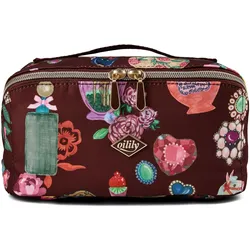 Oilily Deja Futur Cisse Cosmetic Bag, Necessaire, Mehrfarbig, Braun