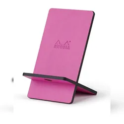 Rhodiarama, Handyhalter aus italienischem Kunstleder 13x8x8,5 cm - Flieder 194427C