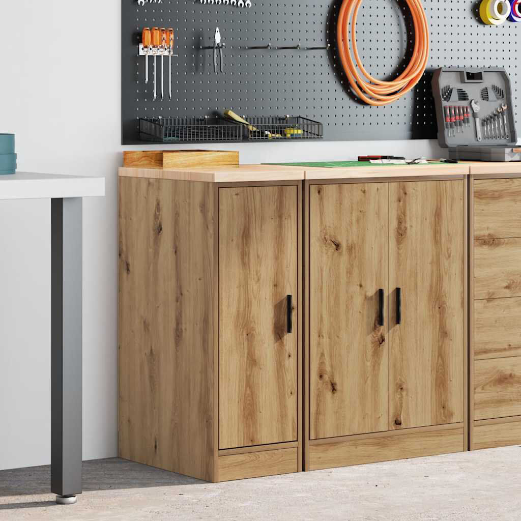 Lily Manor 1 Piece Solid Wood Single Storage Cabinet - 85 cm H x 30 cm W x 51 cm D Sonoma Oak 30 x 51 x 85 cm