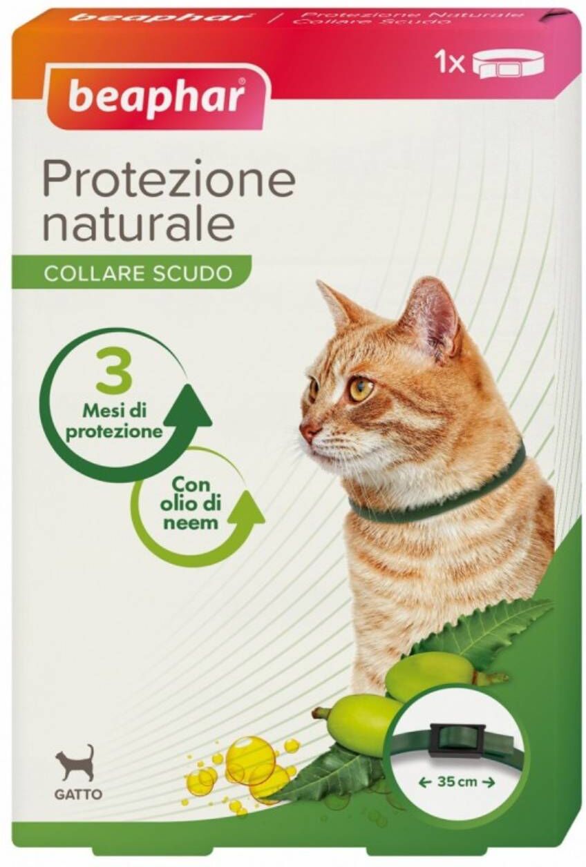 Beaphar Collare Antiparassitario Naturale per Gatti 35 cm