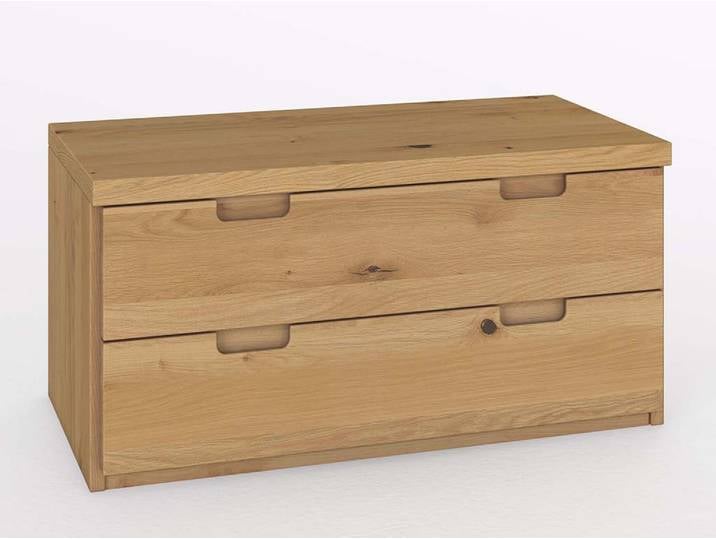 Sideboard „Lukas“ aus Wildeiche Hell Massivholz Wildeiche Hell