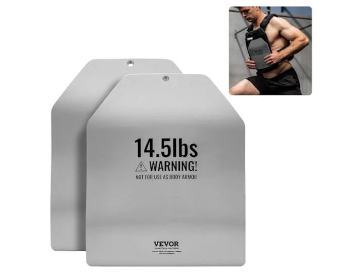 VEVOR Plaques Lestées pour Gilet Lesté