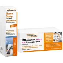 ratiopharm Nasenspray Erw + IBU 400 1 Set
