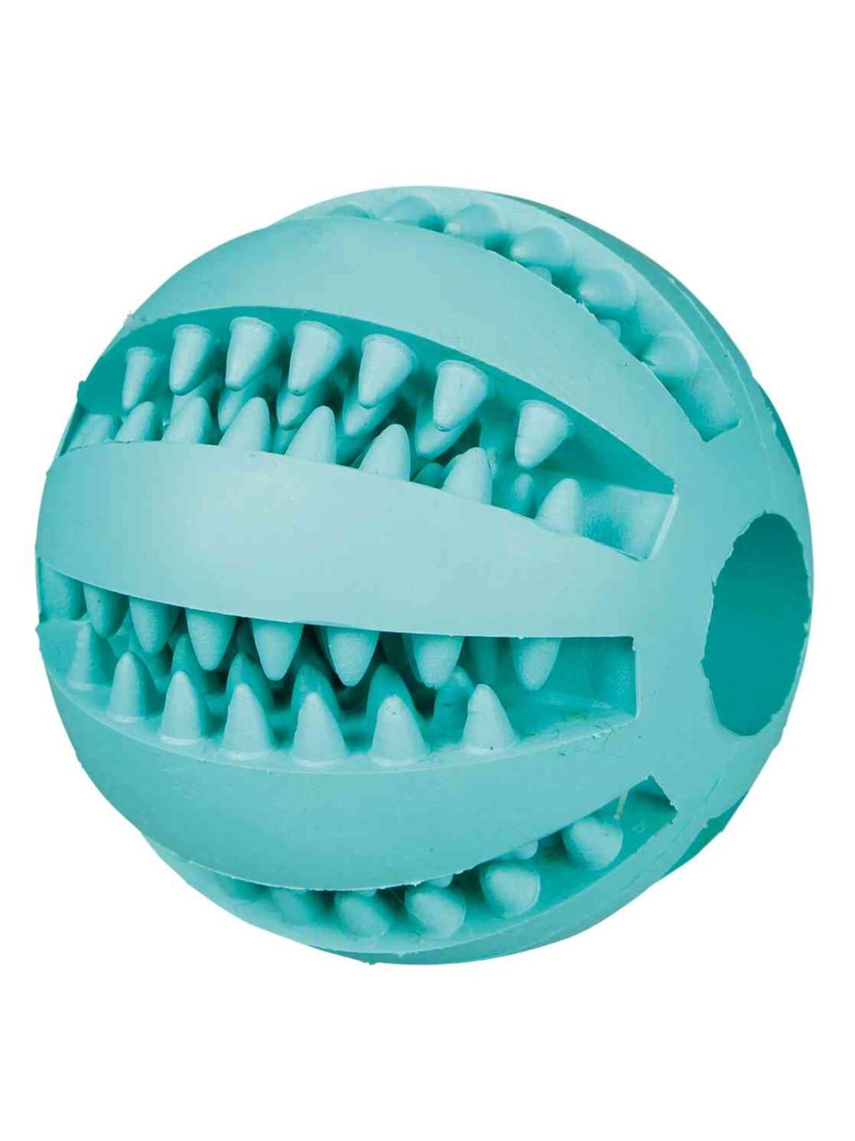 Trixie Dog Toy Denta Fun Ball Rubber Mint Flavour 5cm