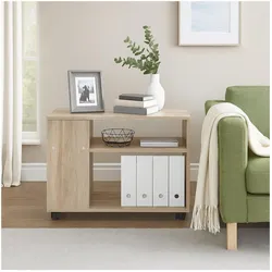 HTI-Living, Regal, Regal auf Rollen (80 x 30 x 55 cm)