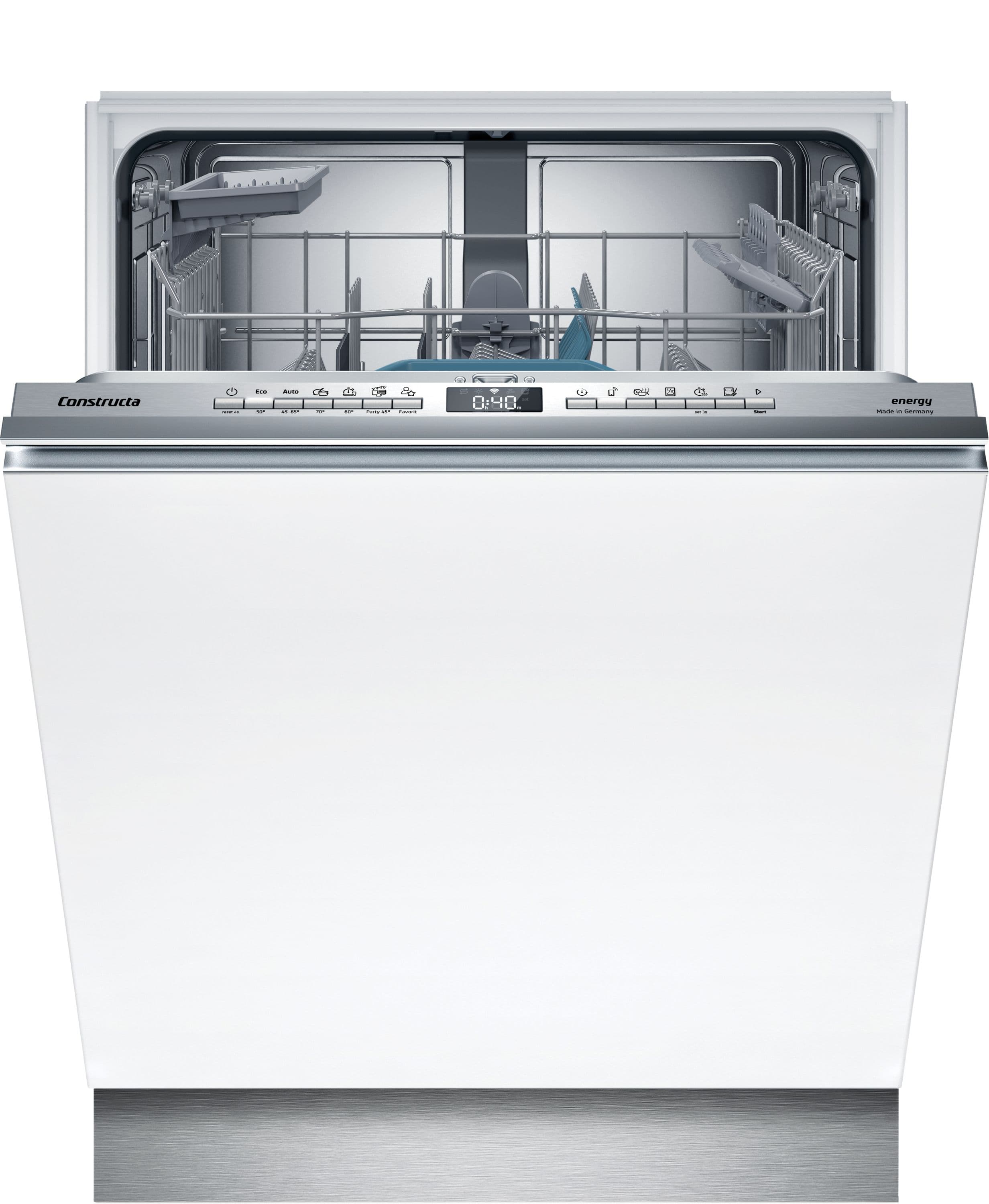 Constructa CG6VX02EBD 60 cm Geschirrspüler Voll integriert Sehr leise 13 Maßgedecke aquaStop Funktion Wärmetauscher jetzt zusätzlich 75¤ Cashback sichern*!