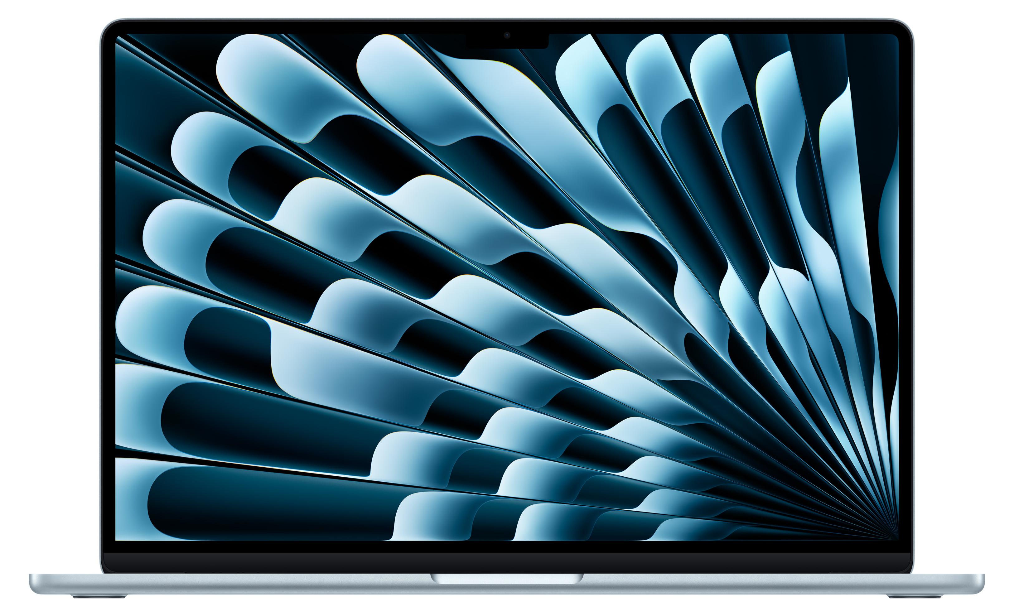 MacBook Air 15" M5, Himmelblau, M5 (10-CPU/10-GPU), 16GB, 1TB , Deutsch, Kein Netzteil