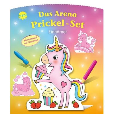 Das Arena Prickel-Set. Einhörner, Taschenbuch von Anita Engelen, Arena, 978-3-401-72182-8