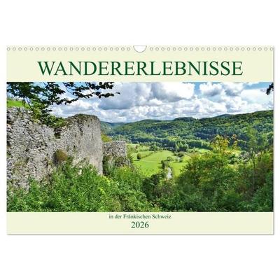Wandererlebnisse in der Fränkischen Schweiz (Wandkalender 2026 DIN A3 quer), CALVENDO Monatskalender