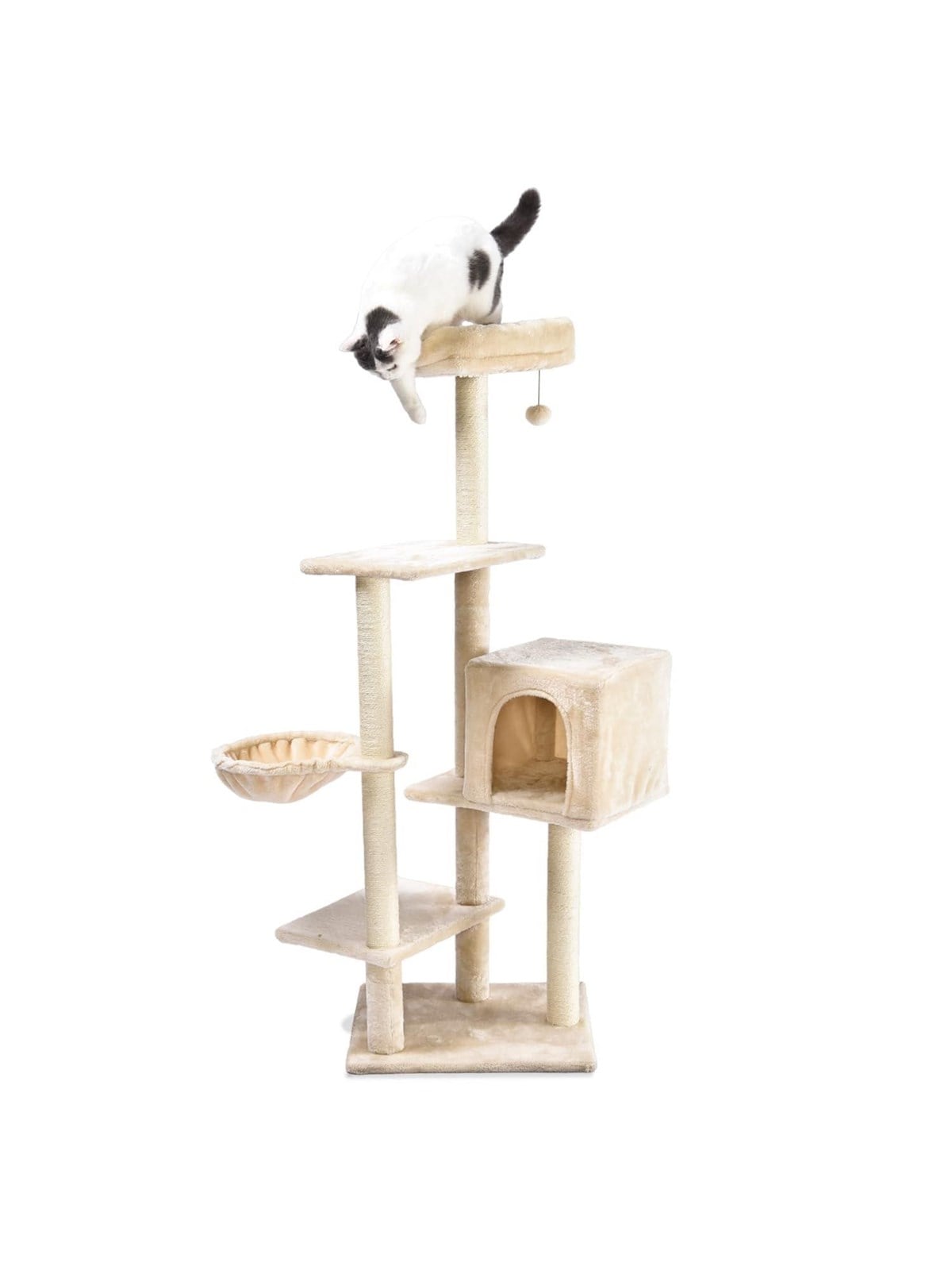 ARQUIVET Cat Scratcher with Bed extraíble SNOW 49 x 40 x 14
