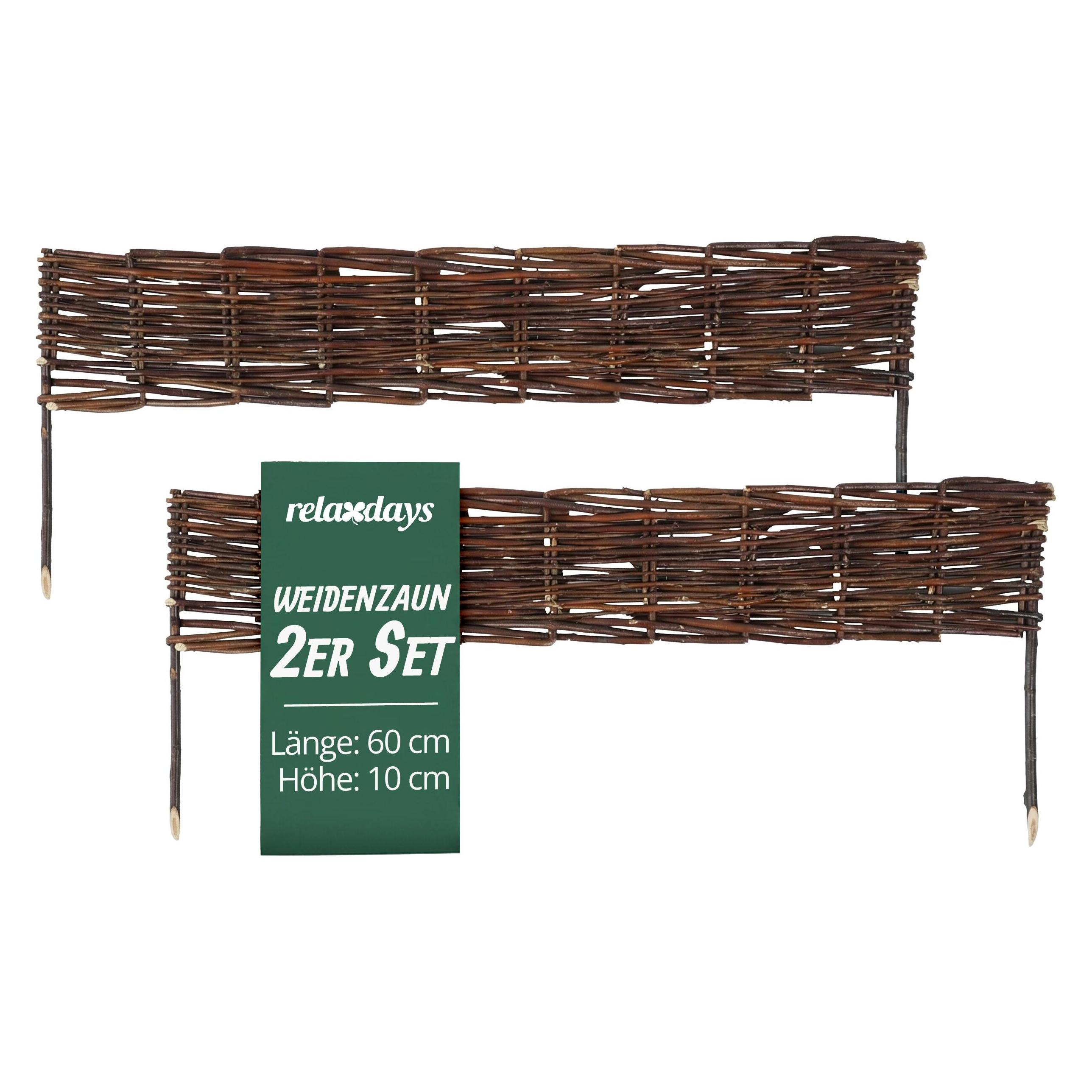 Relaxdays Beeteinfassung (2 cm) (4052025826437)