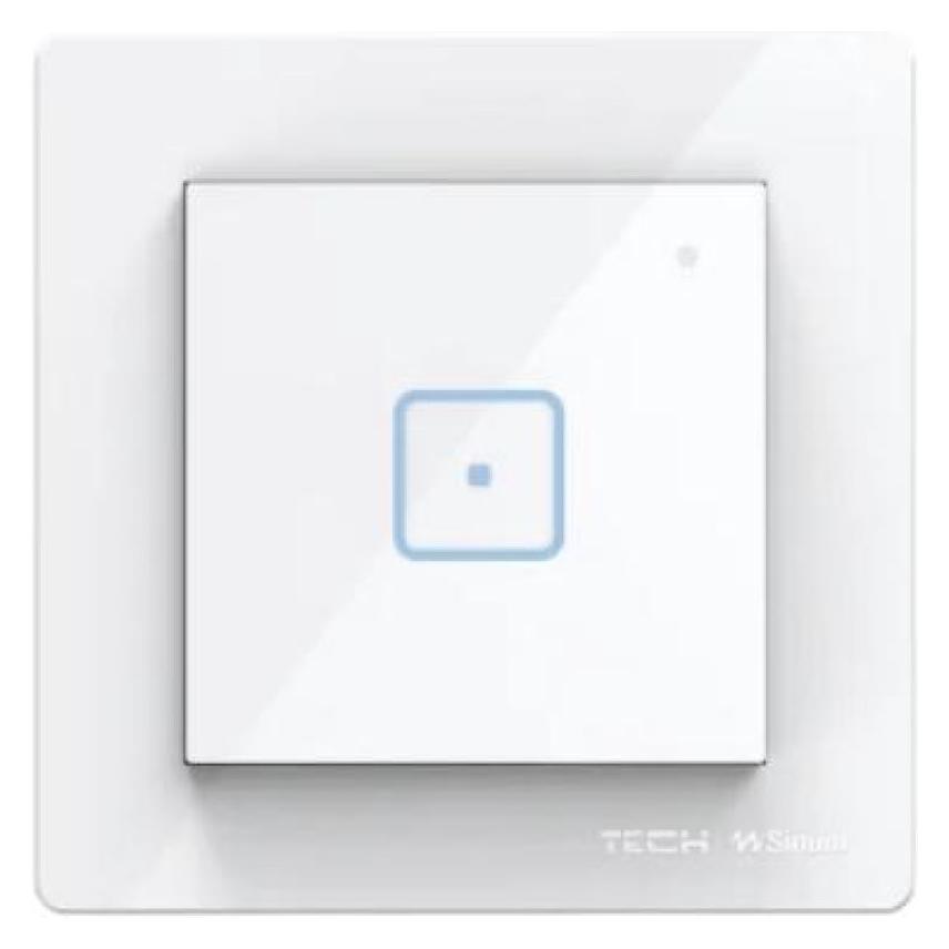 Tech Kabelgebundener einpoliger Schalter Weiss FS-01M Controller (46078)
