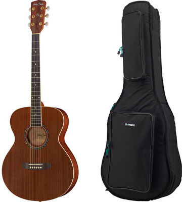 Harley Benton Blues Guitar w/Bag Natur matt
